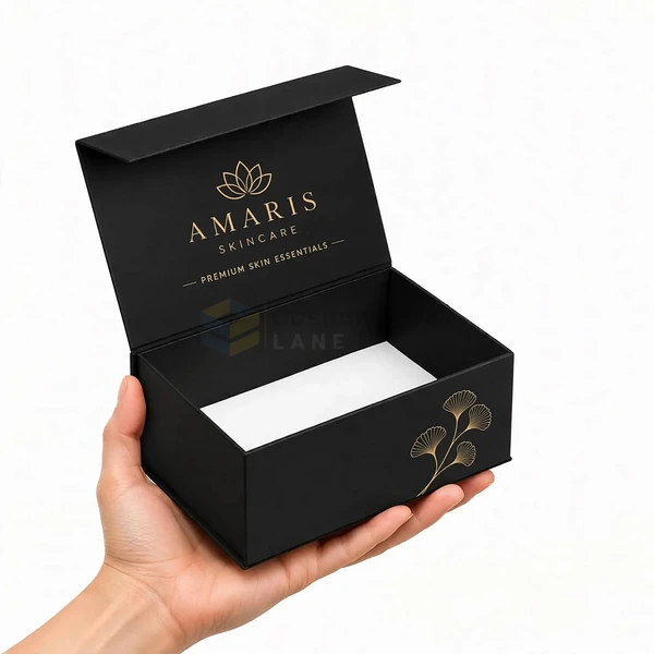 Custom Printed Matte Black Packaging